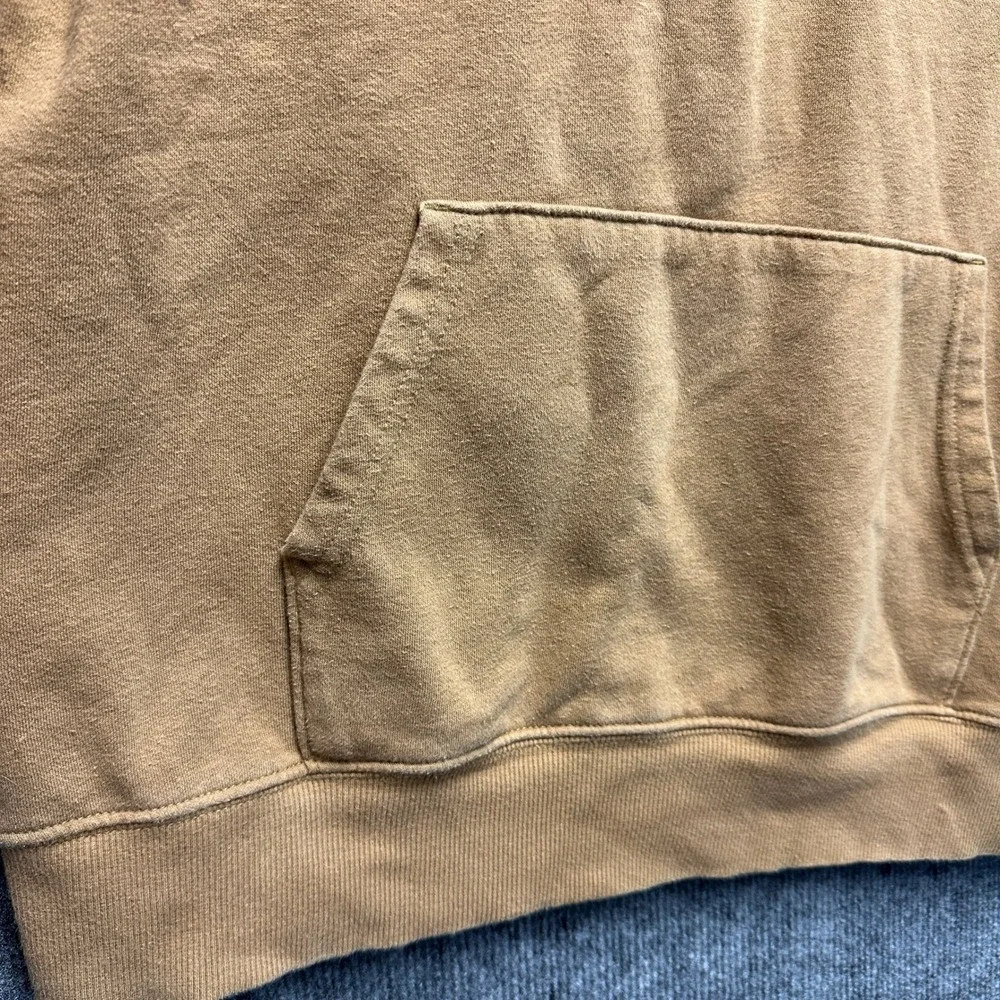 The North Face Mens Brown Mountain Graphic Pullover Hoodie Size M Regular Fit